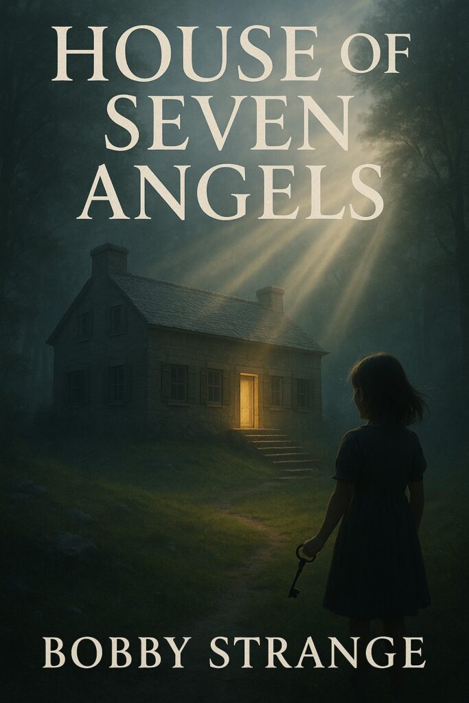 Book cover of House of Seven Angels, a Catholic allegorical story exploring virtue, perseverance, and the quiet guidance of grace.